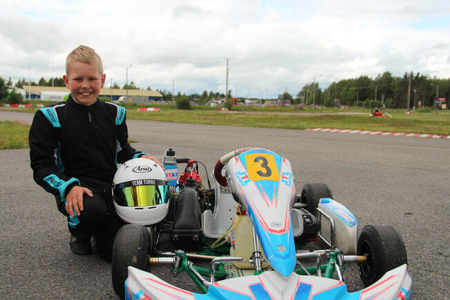 Vilho Aatola on edennyt nopeaan tahtiin karting-urallaan. 