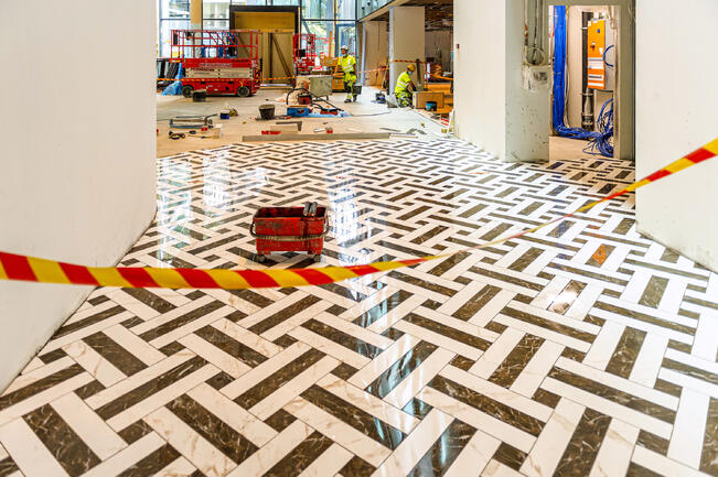 Hamburger Börs avataan marraskuussa. Kuva on elokuulta.