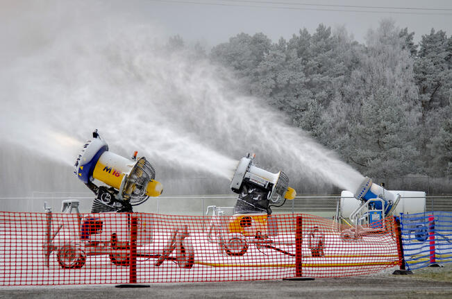 Nunnavuoren latua on lumetettu perjantaista 26. marraskuuta alkaen.
