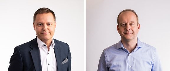 Mika Paananen ja Staffan &#197;berg.