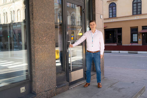 Säästöpankki Kalanti-Pyhärannan yrityspankista vastaava liiketoimintajohtaja Teemu Vainio. 