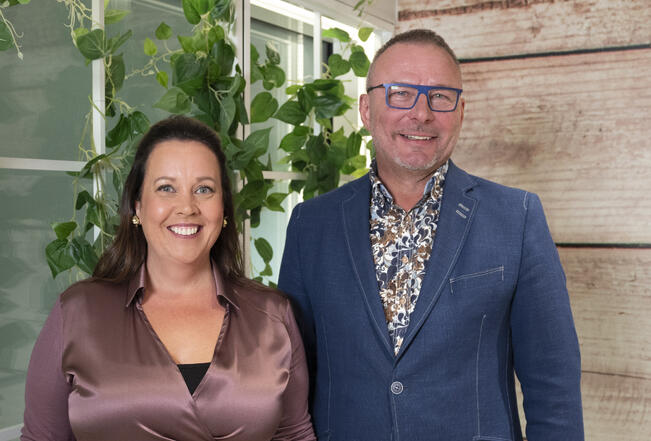 Niina Kesti ja Simo Juurinen.