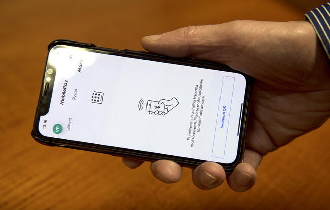 Mobilepay on suosittu mobiilimaksamiseen kehitetty älypuhelinsovellus.
