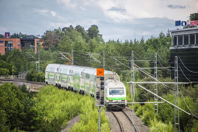 Junaliikenne palaa normaaliksi noin kahden tunnin kuluessa.