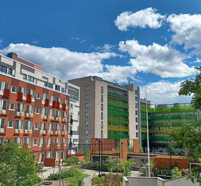 TA-Asumisoikeus Oy:n Vihreistä vihrein -kerrostalokohde Helsingin Jätkäsaaressa.