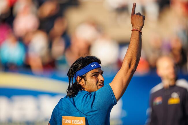 Neeraj Chopra. 