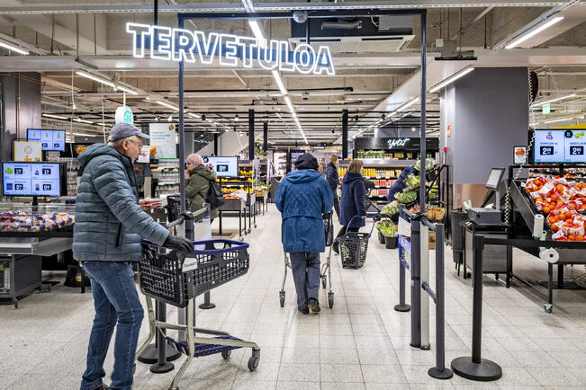 Marketkaupassa myynti kasvoi alkuvuonna yli 13 prosenttia.