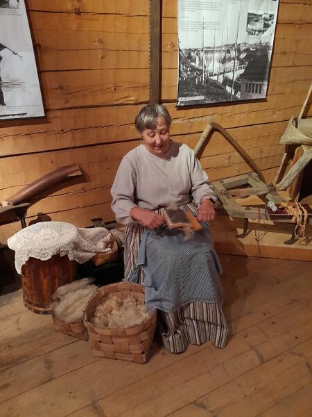 Villan karstausta Tarvasjoen kotiseutumuseossa Varsinais-Suomen museopäivänä viime vuonna.