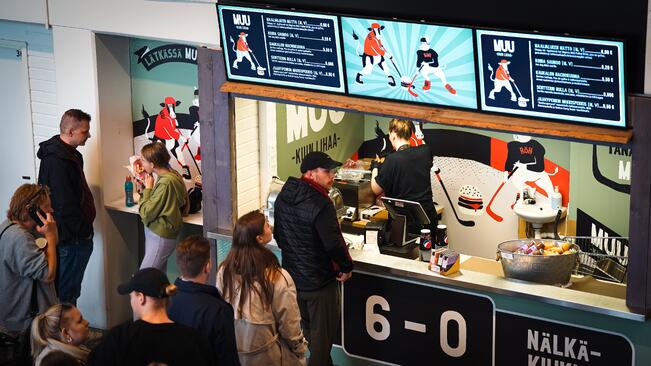 Pikaruokana on tarjolla esimerkiksi MUU:n kasvishodareita. 