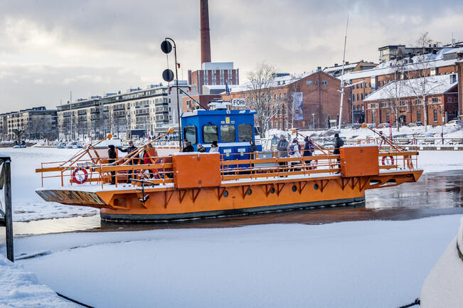 Jääsilta korvaa Förin liikenteen.
