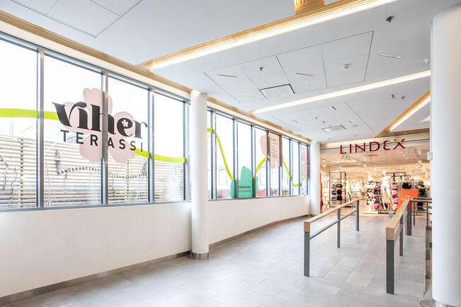 Hansakorttelin viherterassi avataan ensi lauantaina.