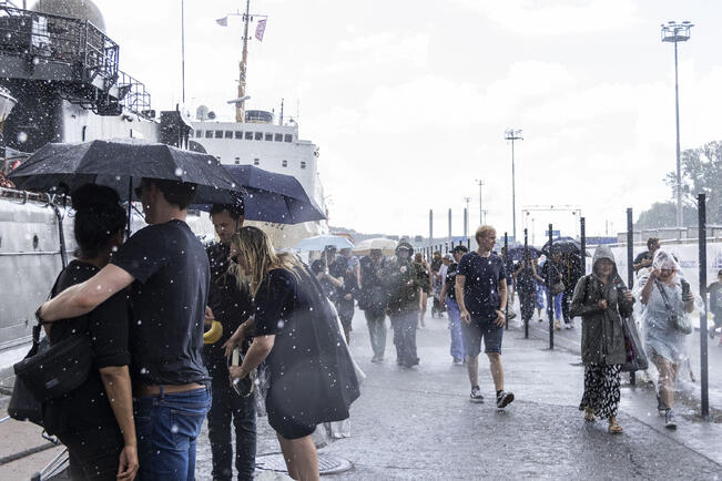 Kävijätavoitteesta jäätiin. Osasyynä lienee epävakaa sää.