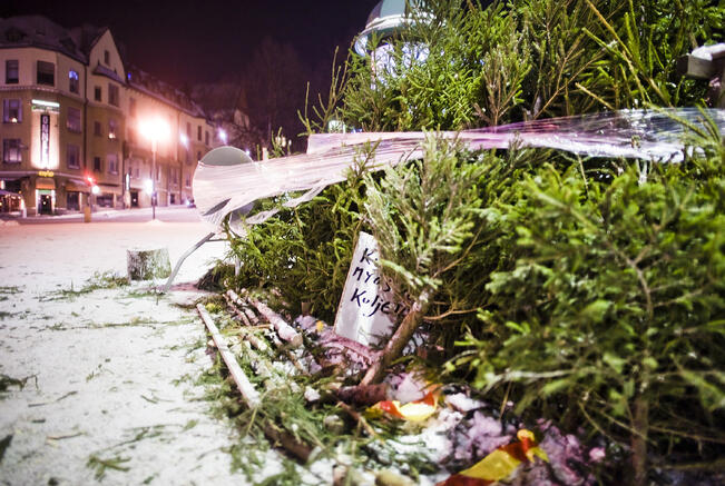 Joulukuusia saa myydä 14.–24. joulukuuta.