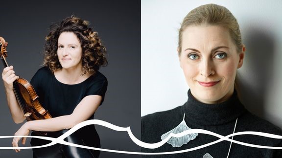 Naantalin Musiikkijuhlien konsertissa esiintyv&#228;t Bach-tulkinnoistaan tunnetut viulisti Liza Ferschtman ja sopraano Tuuli Lindeberg. 