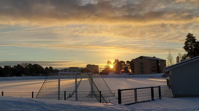 Kerttulan kuntoradan latujen lumetus on käynnistetty. 