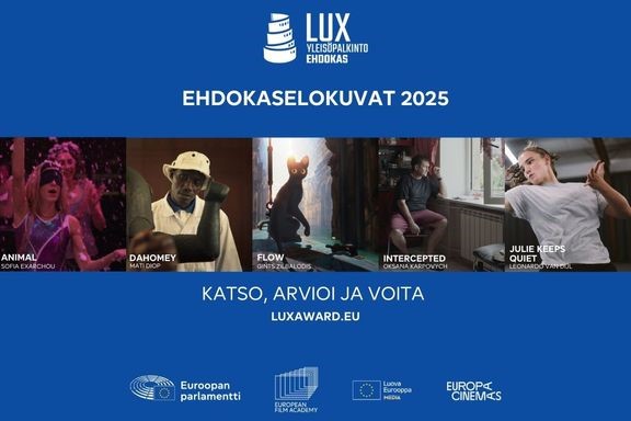 Euroopan parlamentin LUX-elokuvapalkinnon finalistielokuvat.