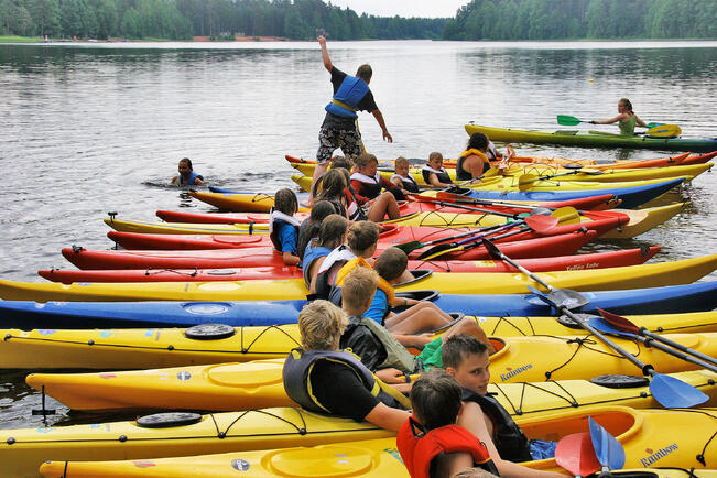 Pitkis-leiriä on järjestetty yli 60 vuoden ajan. Kuva on vuodelta 2010.
