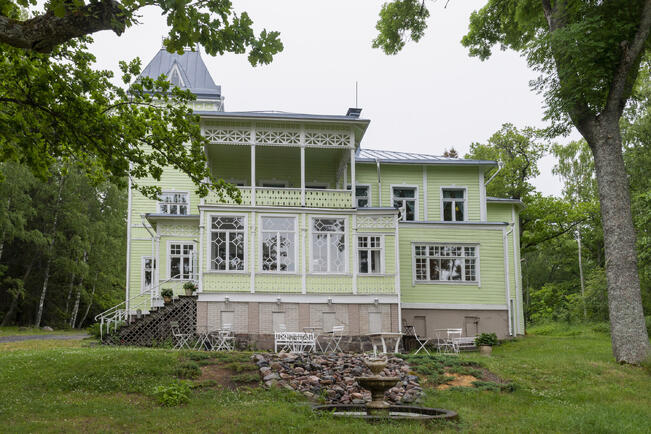 Villa Bella Vistalla on kiinnostava historia. 