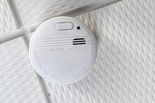 Palovaroitin pitäisi testata aina pidemmän poissaolon jälkeen.