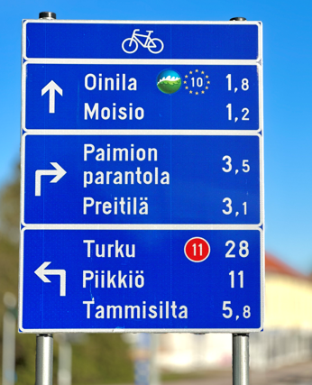 Tammireitteihin kuuluu tällä hetkellä yhteensä noin 500 kilometriä pyöräily-, patikointi- ja melontareittejä.