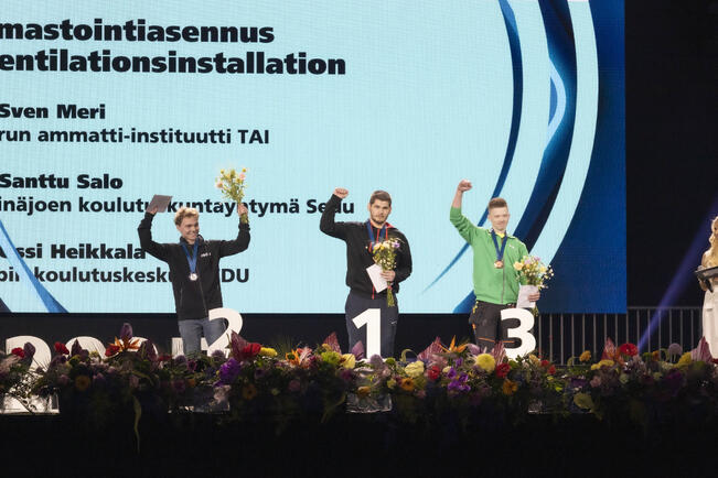 TAI:n Sven Meri oli ykkönen ilmastointiasennuksessa.