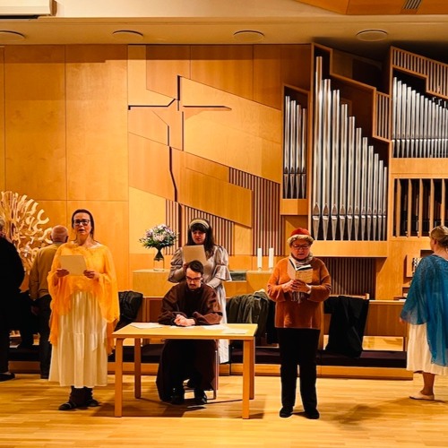 Runo-, tanssi- ja näytelmäesitys Jacobus Finnosta nähdään Riimin kirkkosalissa lauantaina.