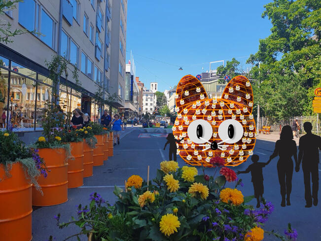 Toivo-kissan havainnekuva.