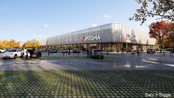 Havainnekuva uudesta Naantalin Prismasta. 
