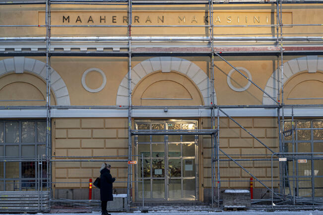 Maaherran makasiini sijaitsee Tuomiokirkonkadulla Turussa.