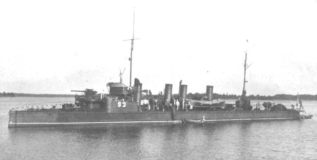 S2 lopullisessa asussaan vuosina 1922-25. 