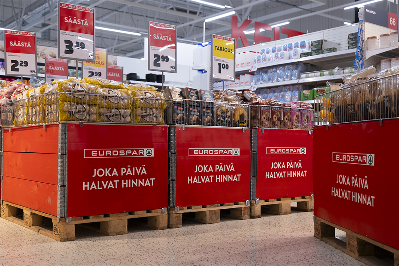 Ensimmäinen Eurospar-supermarket avautui Tokmanni-myymälän kanssa saman katon alle Ylöjärvelle viime kesänä. 