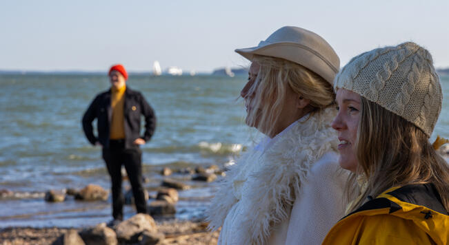 Topi Kanerva, Teija Söderholm ja Unna Äkäslompolo. 