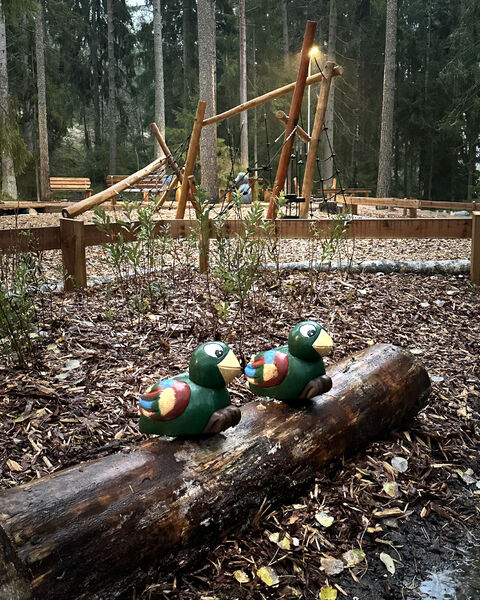 Papinsaaren uusi leikkipaikka.