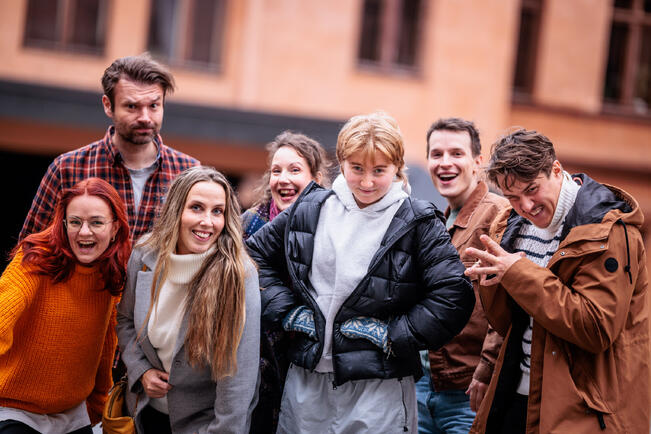 Aino Honkanen, Seppo Honkonen, Anna Ranta, Miia Wakonen, Eedi Roisko, Valtteri Lehtinen ja Sami Lalou.