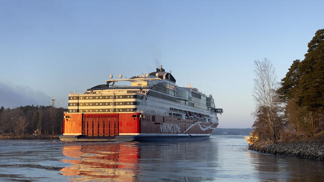 Viking Linen markkinaosuus on Turun ja Tukholman välillä 70 prosenttia.