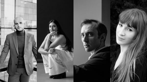 Tuomas Miettola, Iris Candelaria, Luke Terence Scott ja Elsa Angervo. 