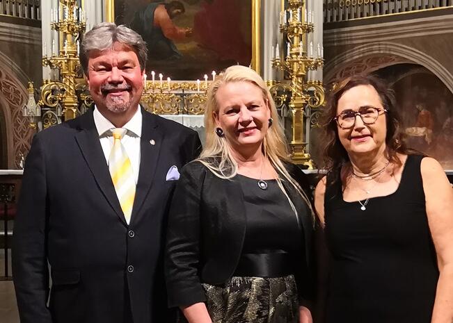 Jyrki Korhonen, Maria Kettunen ja Pirkko Hyttinen.