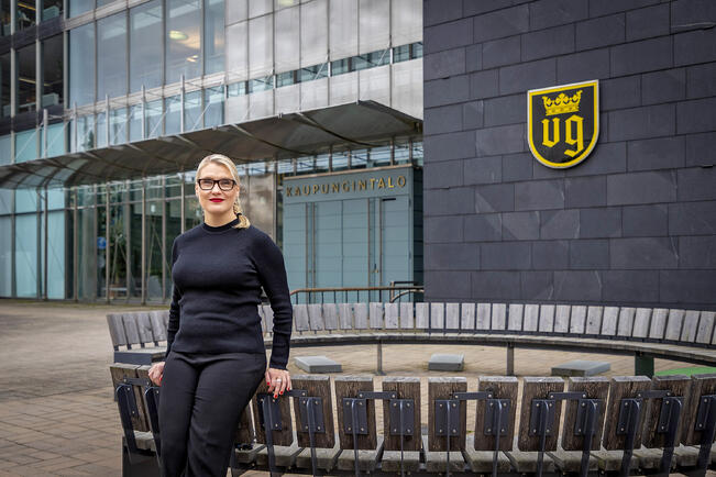 Kaupunginjohtaja Laura Leppänen.