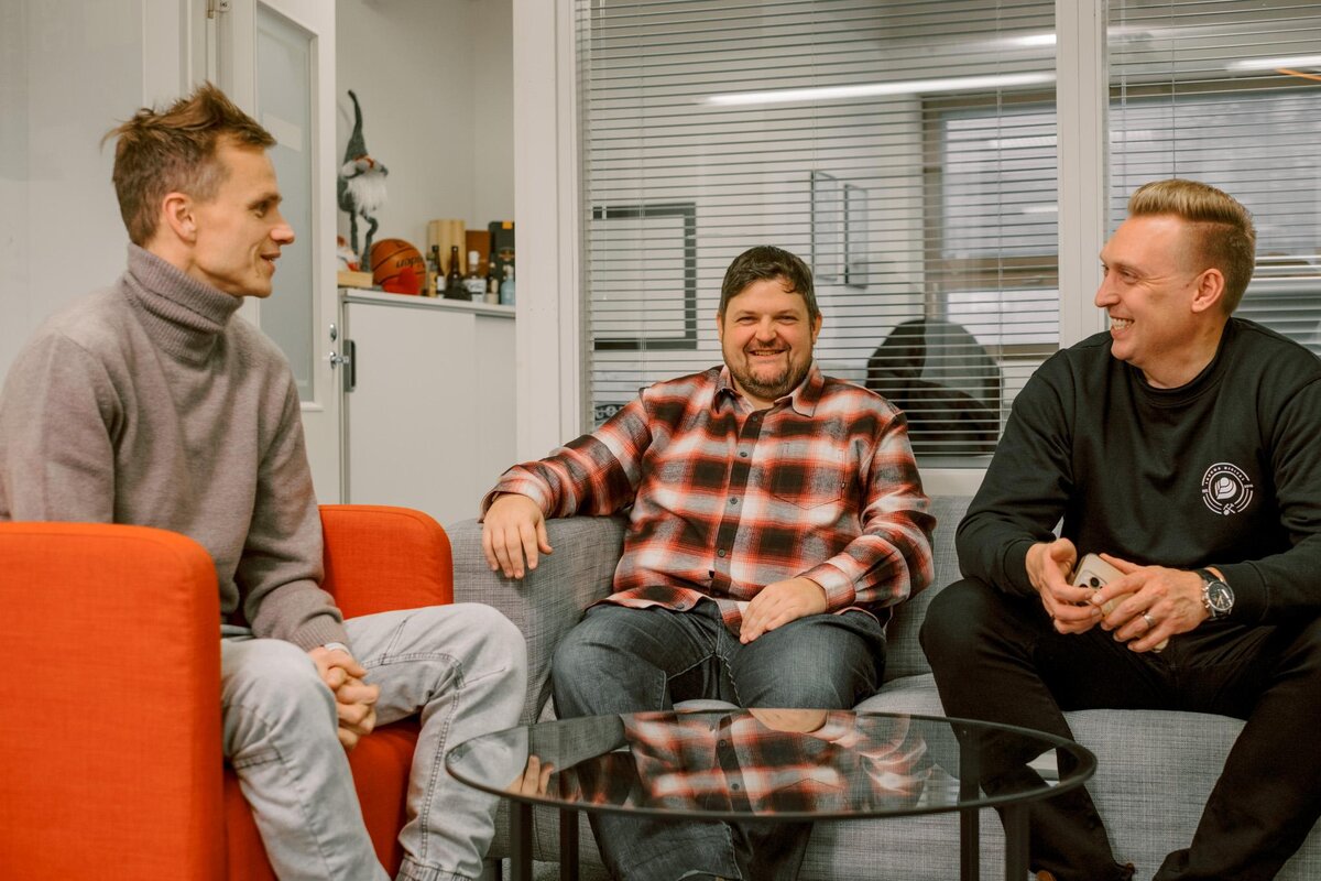 Petteri Poukka, Juha Hepojoki ja Iiro Junnila.