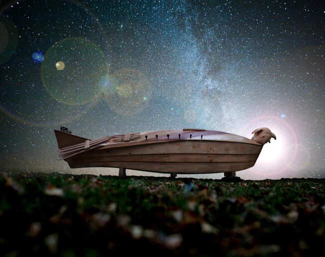 Näyttely Ikuisuuden aallot.