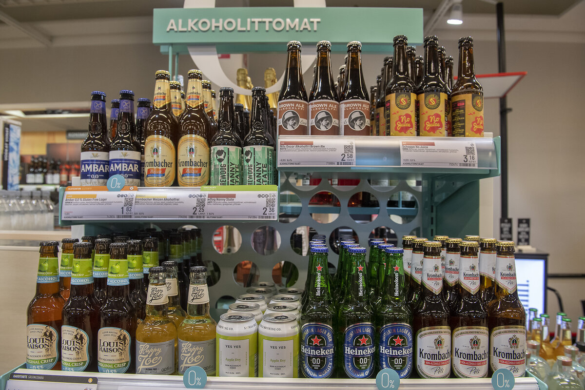 Alkoholittomien juomien kysyntä on kasvamaan päin. 