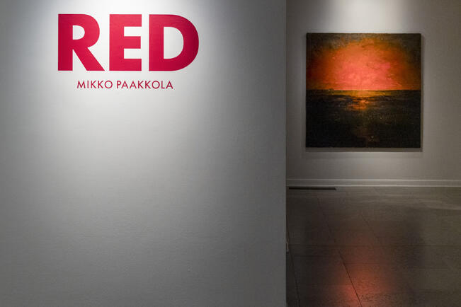 Mikko Paakkolan näyttely RED oli esillä Ars Novassa.