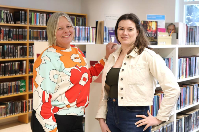 Eija Pelkonen ja Noora Vesterinen vastaavat hankkeiden kokonaisuuksista.
