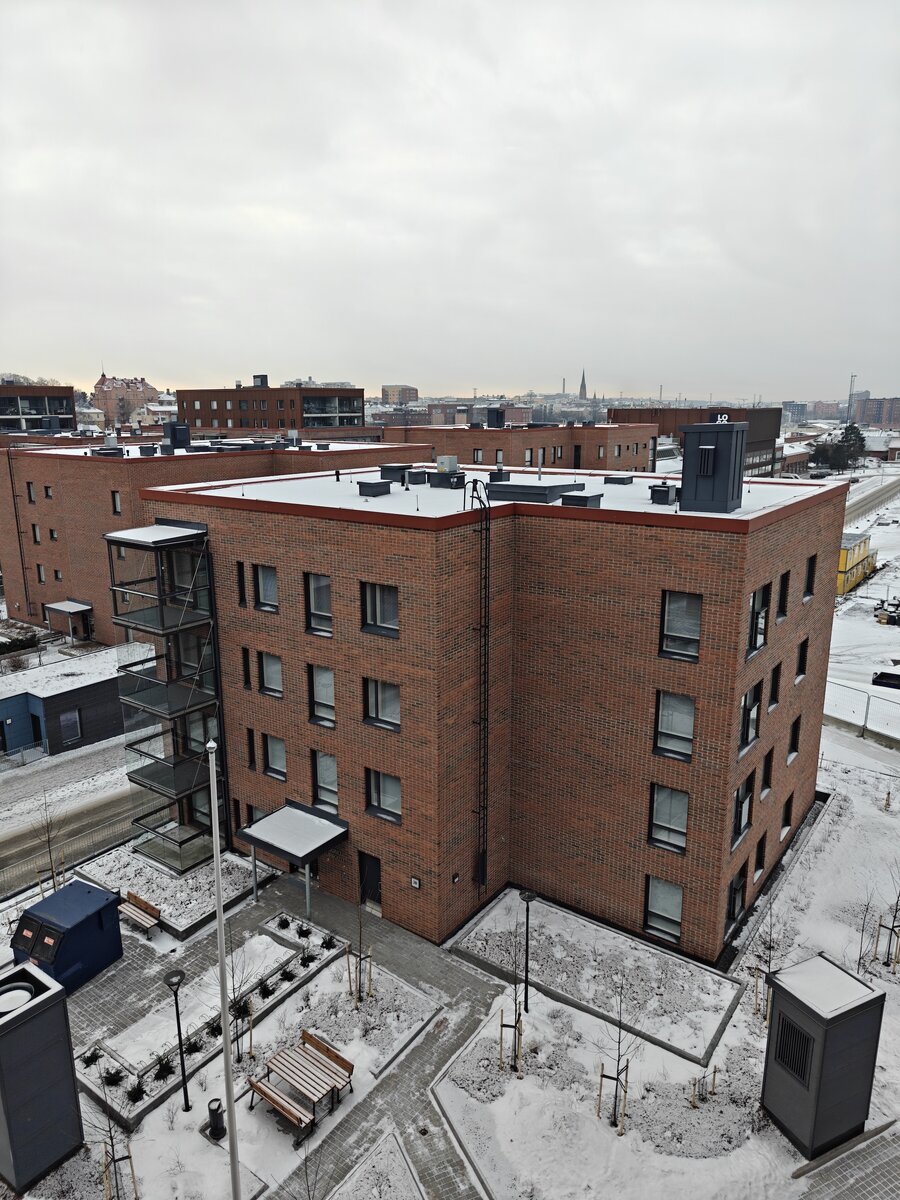 Osoitteisiin Veturikatu 1 ja 3 Logomon viereen valmistui 76 uutta vuokra-asuntoa,