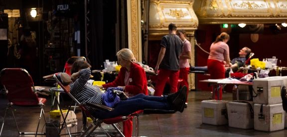 Teatterin ja Veripalvelun yhteistyö käynnistyi vuonna 2017.