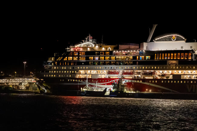 Biokaasua käytetään yhdessä nesteytetyn maakaasun kanssa Viking Glorylla ja Viking Gracella.