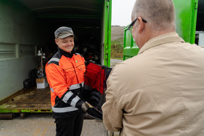 Lajitteluasemien palvelu saa kiitosta LSJH:n asukastutkimuksessa. 