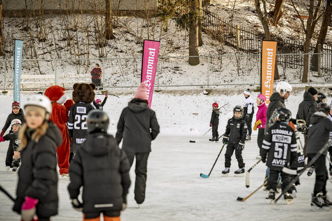 Maksuton ulkojäätapahtuma on Parkin kentällä torstaina 19. helmikuuta kello 14–16. 