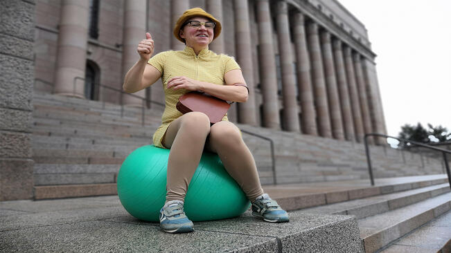 Tyyne Kettunen alias Johanna Keinänen.