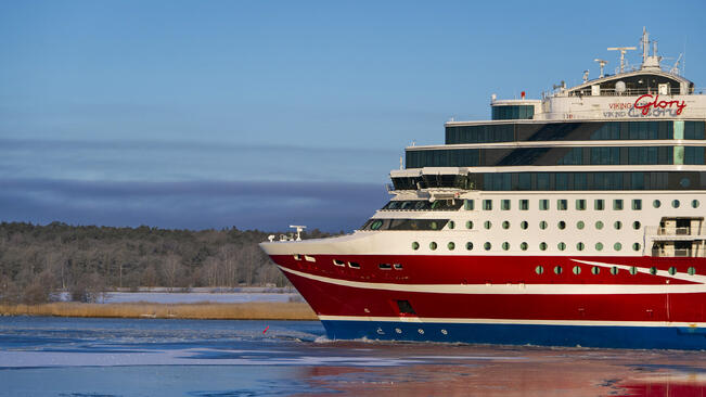 Viking Glory on liikennöinyt Turun ja Tukhoman välillä jo neljän vuoden ajan.